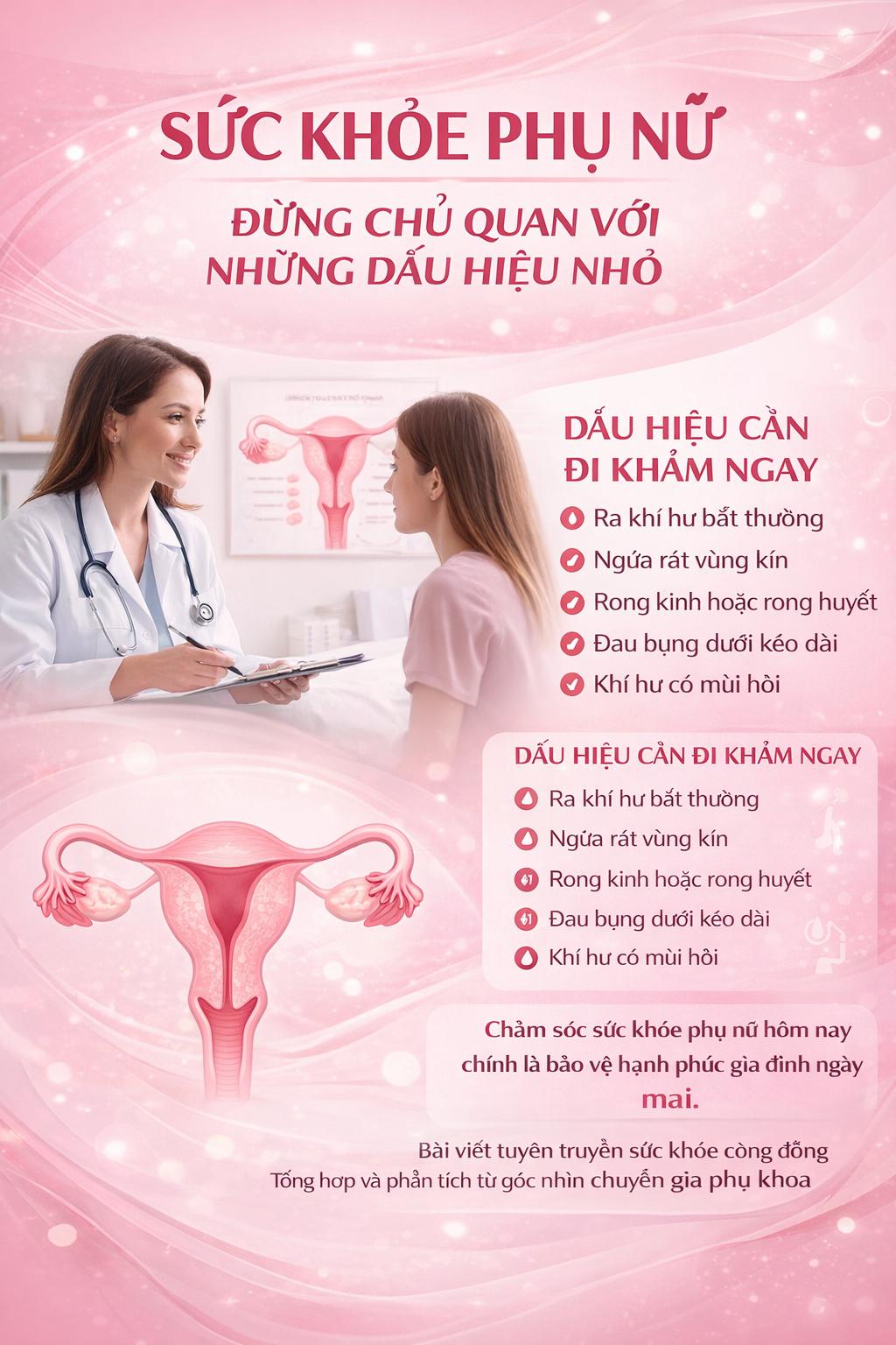 SỨC KHỎE PHỤ NỮ – NHỮNG ĐIỀU MỖI NGƯỜI PHỤ NỮ CẦN BIẾT ĐỂ BẢO VỆ CHÍNH MÌNH